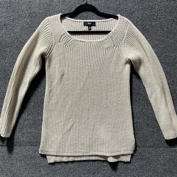 Mossimo Sweater Womens Small Ribbed Knit Pullover Long Sleeve Acrylic Blend - Picture 1 of 9